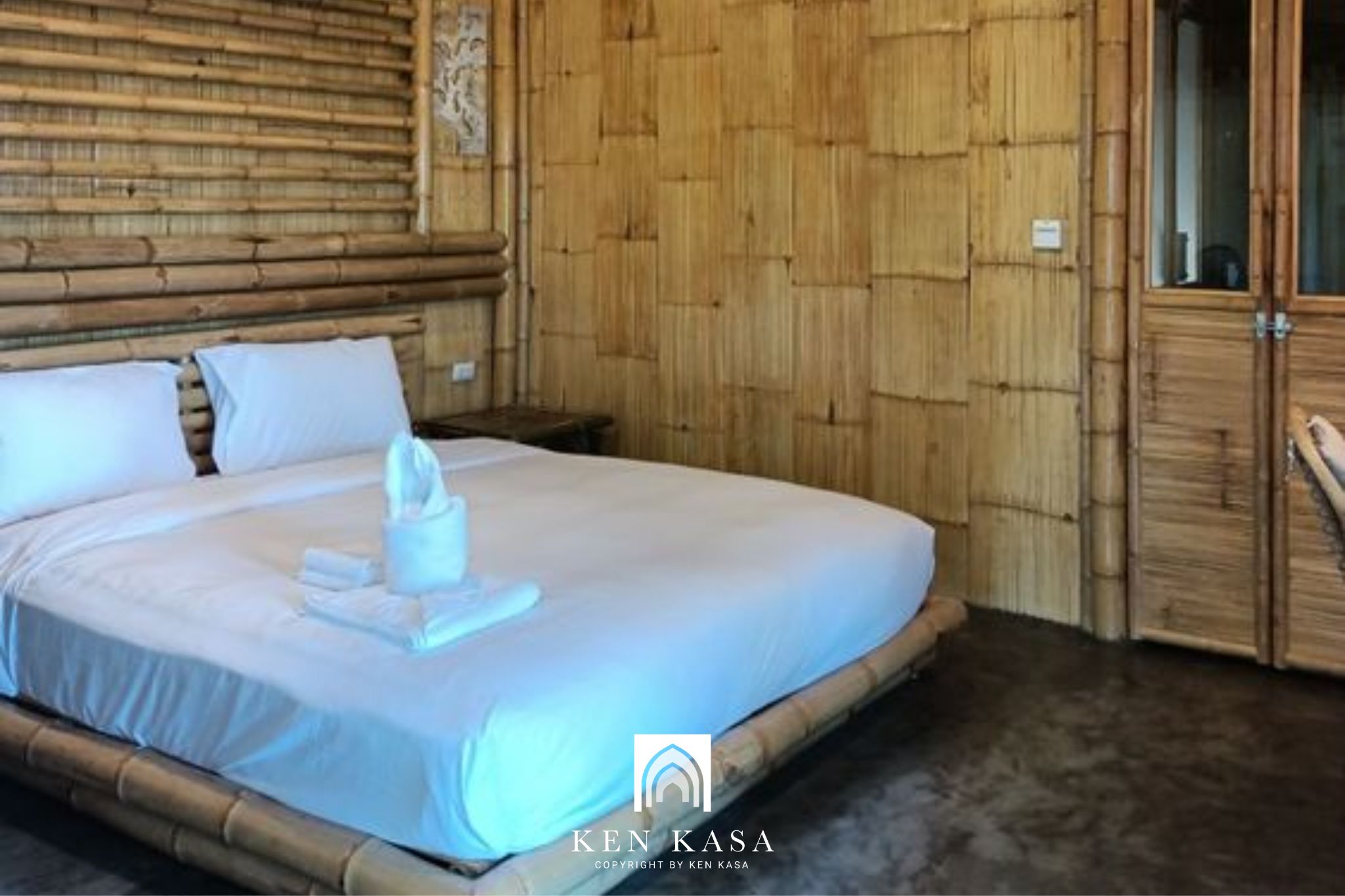 mẫu thiết kế phòng homestay giá rẻ nhà tre